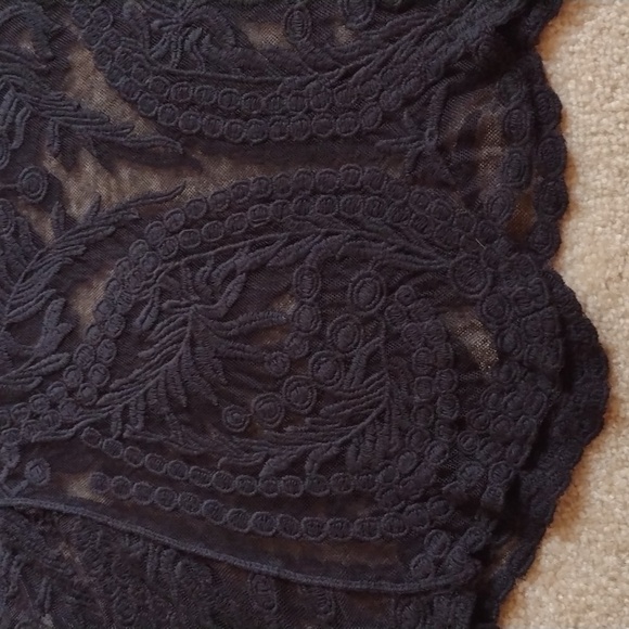 2️⃣ for 🔟 Suzy Shier sheer lace black tank top size L - Picture 10 of 11